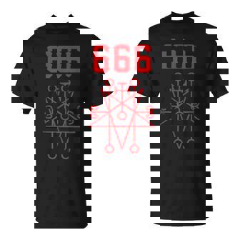 666 悪魔 悪魔のペンタグラム 獣のマーク Tシャツ - Kawaiitshirt