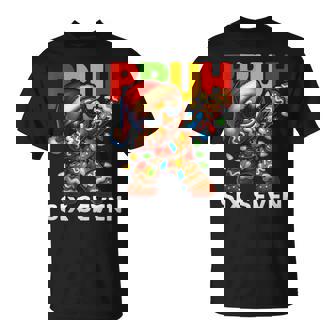 67 Christmas Bruh 67 Gingerbread Dabbing Kids Boys Dab T-Shirt | Mazezy