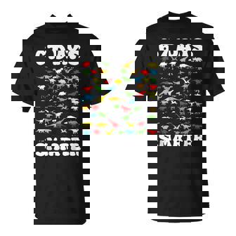 67 Days Smarter Dinosaur Kids 100 Days Of School 67 Boys T-Shirt | Mazezy