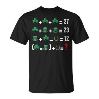 67 Meme Six Seven Puzzle Math Irish Holiday Humor T-Shirt - Thegiftio