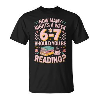 67 Meme Six Seven School English Teacher Reading 6-7 T-Shirt | Mazezy