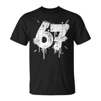 67 67 Memeixeven Lustige Herrenhemden Für Nager Und Kinder T-Shirt - Seseable