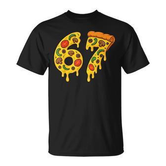 67 Pizza Meme Six Seven Gen Alpha Slang Kids T-Shirt | Mazezy