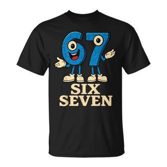 67 Six Seven 6-7 Italian Brainrot Gaming Meme T-Shirt - Thegiftio