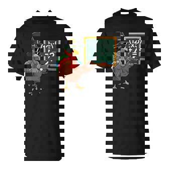 67 Thanksgiving Turkey Math Teacher Six Seven T-Shirt | Seseable UK