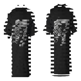 67 Turbo Engine Number Graphic With Mechanical Theme T-Shirt | Mazezy