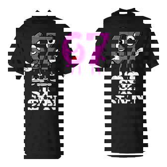 67 シックスセブン 6-7 面白いイタリアンブレインロットゲームスラングミーム Tシャツ - Kawaiitshirt