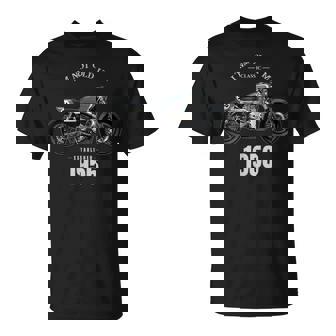 70 歳の誕生日男性オートバイ バイクに乗る人 1956 Tシャツ - Kawaiitshirt