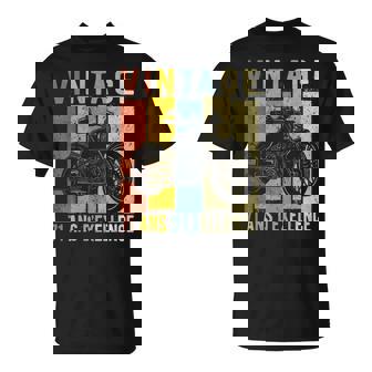 71 Ans Anniversaire Moto Motardintage Cadeau T-Shirt - Cadeauxyz