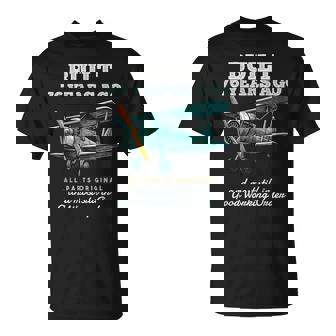 76年前に建てられた古いヴィンテージ飛行機76歳の誕生日男性。 Tシャツ - Kawaiitshirt