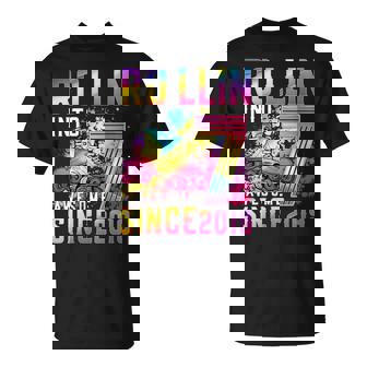 7th Birthday Girl Roller Skate 7 Years Old Roller Skate T-Shirt | Mazezy