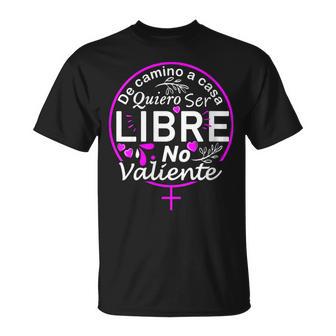 8 Marzo 8M Dia Internacional De La Feminista Cuello Camiseta unisex - Regaloses