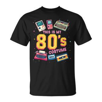 This Is My 80'S Costume Retro Throwback Nostalgic Classic T-Shirt - Monsterry