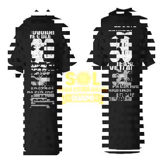 80Th Birthday For In Spanish Regalo Cumpleanos 80 T-Shirt - Thegiftio