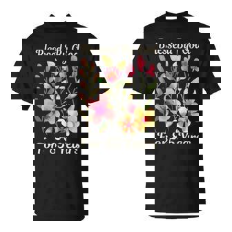 85歳 神様の祝福 かわいい庭の花 85歳の誕生日 長袖tシャツ Tシャツ - Kawaiitshirt