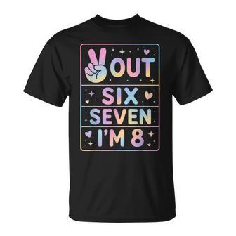 8Th Birthday Girl Outfit 6 7 Meme Eighth Im 8 Year Old Girls T-Shirt - Thegiftio UK