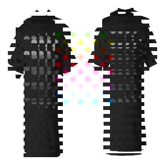 9月15日 ドットデー マルチカラー レインボー 水玉 Tシャツ - Kawaiitshirt