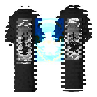 Abe Lincoln Skydiving T-Shirt | Mazezy