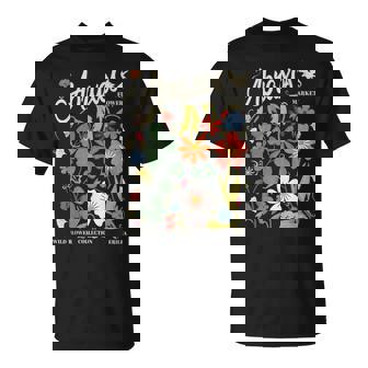 Abraxos Floral Garden Club Fantasy Book Lover Bookworm T-Shirt - Monsterry