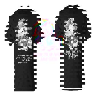 Adorable Licorne En Métal Lourd En Colère T-Shirt - Cadeauxyz