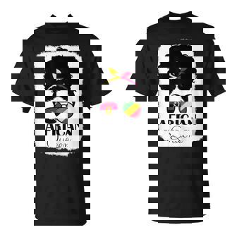 African Queen Roots Angola And Congo Mix Heritage T-Shirt | Mazezy