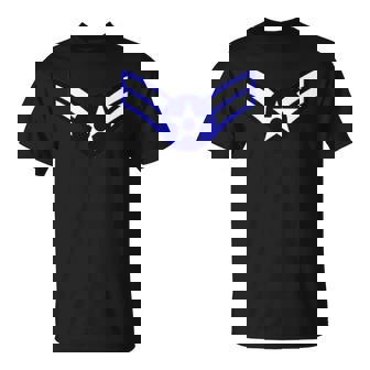 Air Force Airman First Class E-3 Stripes Graduation Shirt T-Shirt | Mazezy