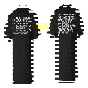 Air Force Army Legend Retired Retirement Veteran Senior Men T-Shirt | Mazezy