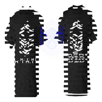 Air Force Retired E8 Senior Master Sergeant Tank Top T-Shirt | Mazezy