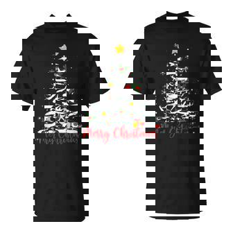 Airplane Christmas Tree Most Likely Pilot Merry Christmas T-Shirt | Mazezy