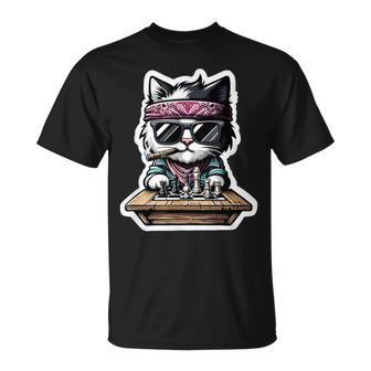 Ajedrez Gato Ajedrez Mate Divertido Gatos Ajedrez Camiseta unisex - Regaloses