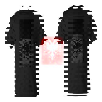 Albanian Flag Albania Kosovo Albanian Eagle Shqiperia T-Shirt | Mazezy