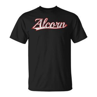Alcorn Mississippi Delta Vintage Varsity Throwback Style T-Shirt | Mazezy