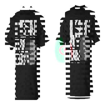 Algerian Pride Flag Heritage It's In My DNA Algeria T-Shirt | Mazezy