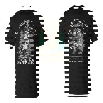 Allamuchy Forest State Park New Jersey Hiking Raccoon T-Shirt | Mazezy