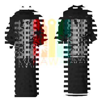 Aloha Hawaii Palm Tree Tropical Hawaiian Island Lover Surfer T-Shirt | Mazezy