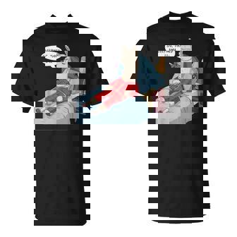 Alpaca Llama With Red Buffalo Plaid Pajamas Girl Boy Llama T-Shirt - Thegiftio