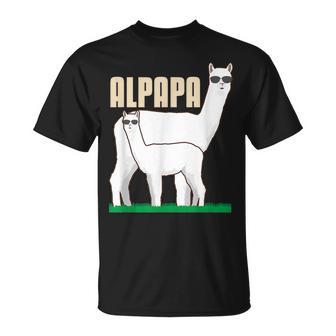 Alpapa Divertente Alpaca Papa Maglietta - Novitaregali