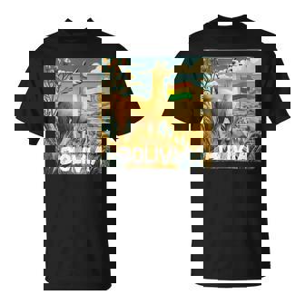 Amazing Bolivia Nature Graphic For Llamas Lovers T-Shirt | Mazezy