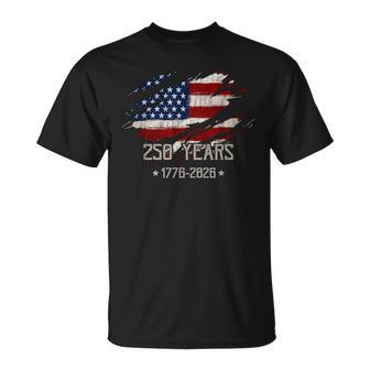 America 250 Years Independence 1776 2026 T-Shirt - Thegiftio UK