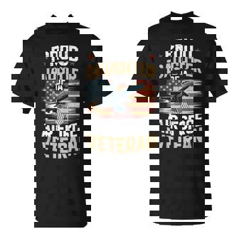 American Patriotic Fighter Pilot Daughter Air Force Veteran T-Shirt | Mazezy