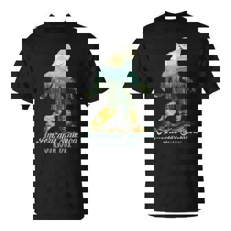 American Samoa National Park Traveling Bigfoot Exploring Tank Top T-Shirt | Mazezy