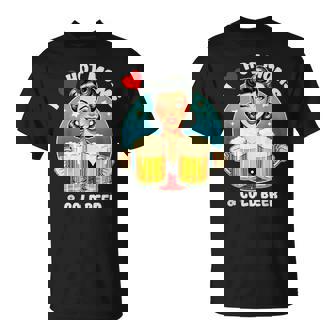 Amo Le Mamme Calde E La Birra Fredda Maglietta - Novitaregali