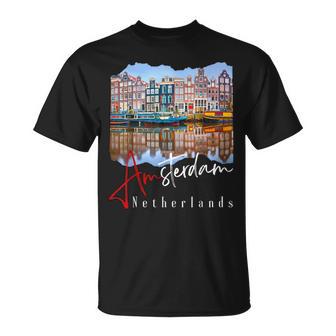Amsterdam Niederlande Holland Amsterdam T-Shirt - Geschenkecke
