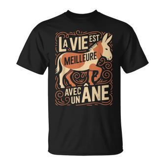 - Âne Homme Fille Phrase Drôleie Avec Un Âne T-Shirt - Cadeauxyz