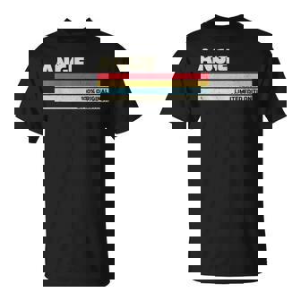 Angie パーソナライズ 名前 レトロ ヴィンテージ 70年代 80年代 90年代 誕生日 Tシャツ - Kawaiitshirt