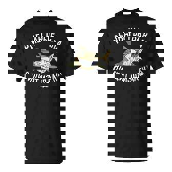 Angler Saying In Russian Born To Fish Fisherman Shark Motiv T-Shirt | Mazezy