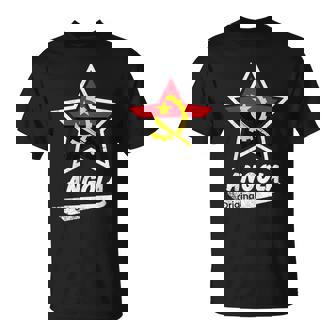 Angola Original Shirt Proud Angolan Shirt Flag Angola T-Shirt | Mazezy