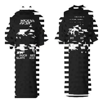 Animal Rights Hypocrisyegan Tシャツ - Kawaiitshirt