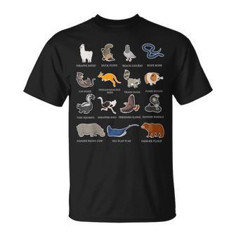Animals Of The World Rare Exotic Animals Animal T-Shirt | Seseable UK