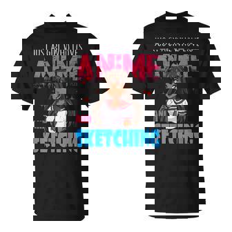 Anime Lover Girl Just a Girl Who Loves Anime And Sketching Tank Top T-Shirt | Mazezy